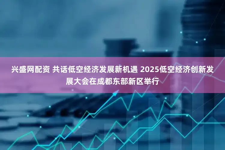 兴盛网配资 共话低空经济发展新机遇 2025低空经济创新发展大会在成都东部新区举行